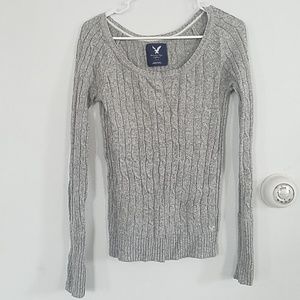 Gray America Eagle Outfitters sweater